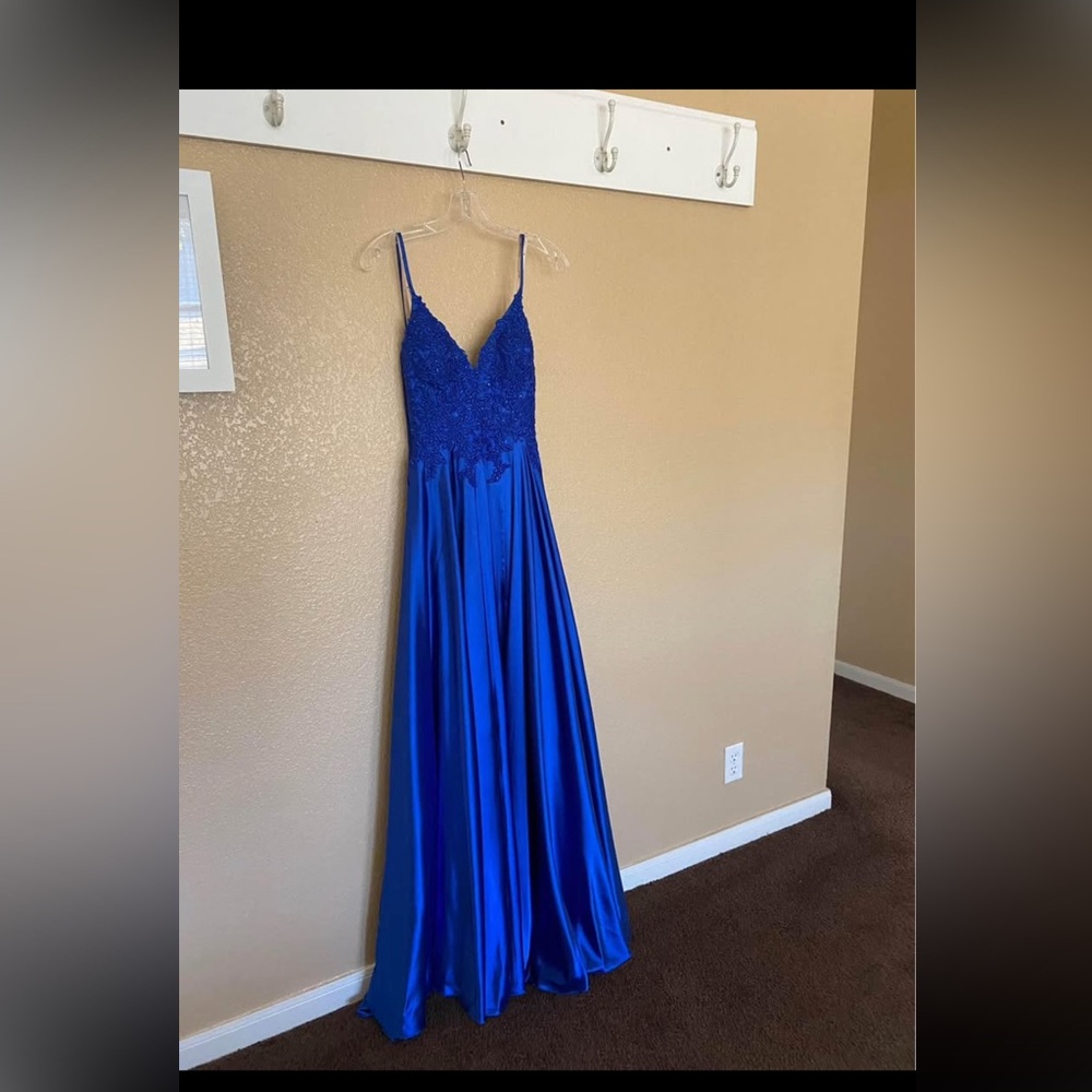 NWT royal blue prom dress